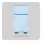 Refrigerator or fridge freezer icon.