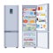 Refrigerator full of various food
