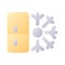 Refrigerator pixel perfect flat gradient two-color ui icon