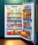 Refrigerators Commercial Business. Generative AI.