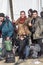 Refugees waiting to enter Macedonia from the city of Eidomeni Idomeni in Greece on the border with macedonia, on the Balkans Route