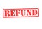 REFUND Rubber Stamp