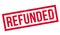 Refunded rubber stamp