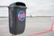 Refuse bin located at airports to collect Foreign object debris