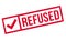 Refused rubber stamp