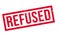 Refused rubber stamp