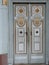 Regal Elegance: Ornate Wooden Door Adorning a German Castle Entry