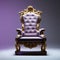 Regal Majesty: Captivating Stock Photo of a Luxurious Royal Chair, Exuding Elegance and Opulence