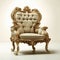 Regal Majesty: Captivating Stock Photo of a Luxurious Royal Chair, Exuding Elegance and Opulence