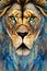 Regal Presence: Digital Lion Portrait Collection