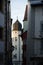 Regensburg, Bavaria, Germany - 11.11.2014: Streets of Bavarian Regensburg. This city is an example of a well-preserved large