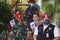 The regent of Kediri Hanindhito Himawan Pramana (Mas Dhito) on the opening of Parade Cikar in Kediri