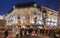 Regent street. London gets Christmas decoration. Streets beautifully lit up with lights, London