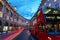 Regent Street in London, UK, at night