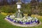 Regents Park spring urn flower display London