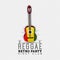 Reggae party insignia and labels for any use