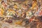 REGGIO EMILIA, ITALY - APRIL 12, 2018: The detail of Last Judgment fresco in main apsida of church Basilica di San Prospero