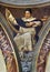 REGGIO EMILIA, ITALY - APRIL 12, 2018: The Fresco of Saint Thomas of Aquinas in cupola of church Basilica di San Prospero