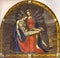 REGGIO EMILIA, ITALY - APRIL 12, 2018: The painting of Pieta Madonna of Seven Sorrows in church Chiesa die Cappuchini by unknown