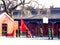 Regimented soldiers raise the Chinese Flag inside the Forbidden City