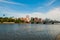 Region surrounding the Capibaribe River in the old neighborhood of Santo Antonio, in downtown Recife, Pernambuco, Brazil