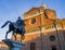 Regisole equestrian monument, Pavia, Italy