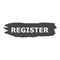 Register banner, Register sign, simple vector icon