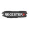 Register banner, Register sign, simple vector icon