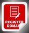 Register Domain Indicates Sign Up 3d Illustration