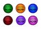 Register Now Light Buttons - Colorful Vector Set