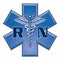 Registered Nurse Star of Life Medical Symbol