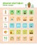 Regrow vegetables from scraps infographic