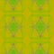 Regular delicate diamond pattern with dots lemon lime green bright green light blue