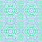 Regular hexagon pattern violet purple mint green light blue