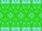 Regular ornate diamond pattern bright green with light blue horizontally