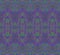 Regular ornate diamond pattern purple blue and green seamless and horizontally