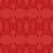 Regular ornate seamless ellipses and diamond pattern red single color