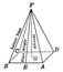 Regular Pyramid With Square Base vintage illustration