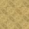 Regular seamless intricate zigzag pattern beige brown diagonally