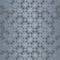 Regular seamless snowflake texture on greyish blue background.