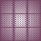 Regular squares pattern with oval elements silver gray and purple centered and blurred