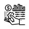 regulation finance line icon vector illustration