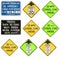 Regulatory United States MUTCD road signs