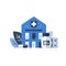 Rehabilitation center, medicine and health care, medication concept, stationary therapy, disease treatment, hospice concept