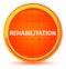 Rehabilitation Natural Orange Round Button