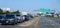 Rehoboth Beach, Delaware, U.S - June 08, 2021 - The view of traffic in the summer on Route 1