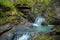 Reichenbach Waterfall. Upper part of the Reichenbach Falls