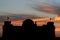 Reichstag at sunset