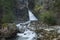 Reinbachfalle waterfall & x28;Riva& x27;s waterfall& x29; at campo tures