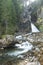 Reinbachfalle waterfall & x28;Riva& x27;s waterfall& x29; at campo tures, SudTy